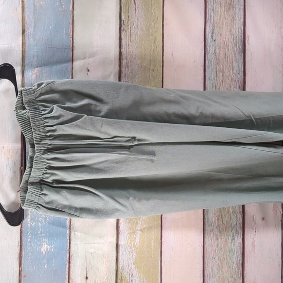 Alfred Dunner Pants - Alfred Duner Green Elastic Waist Pants